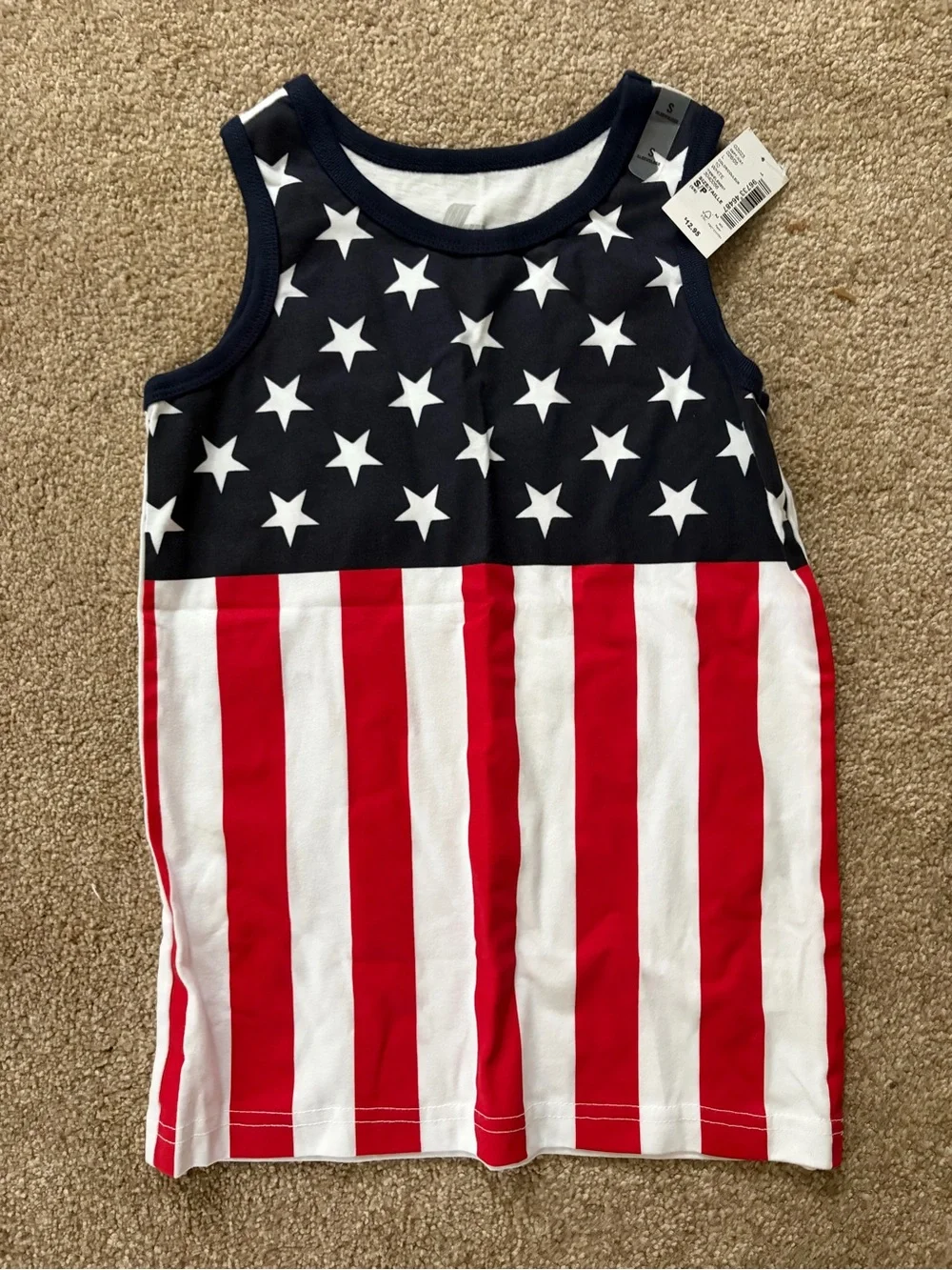 Red White and Navy Star-Spangled Tank